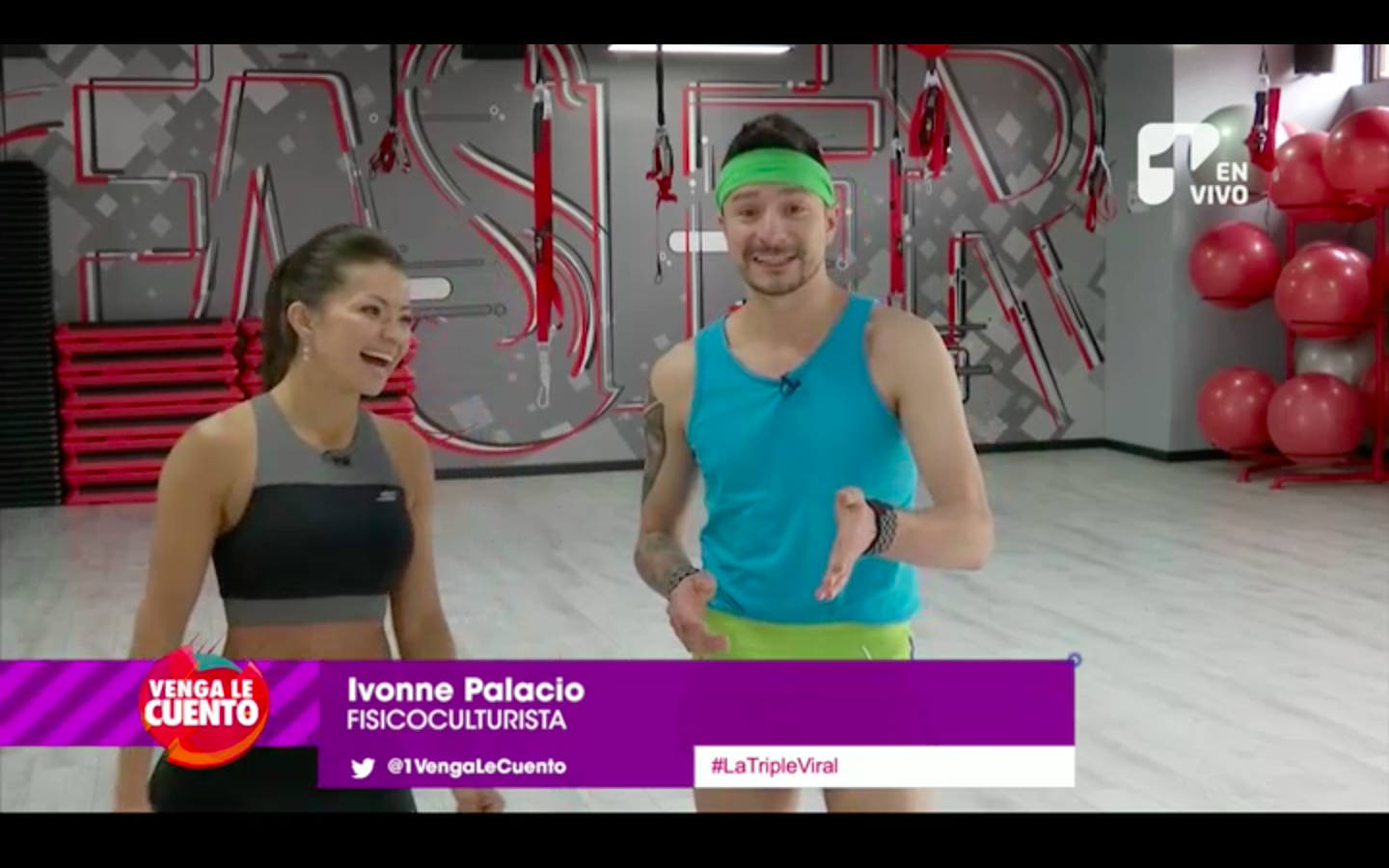 ¿Bikini Fitness? Santiago Rendón se le midió a esta nueva tendencia de ejercicios