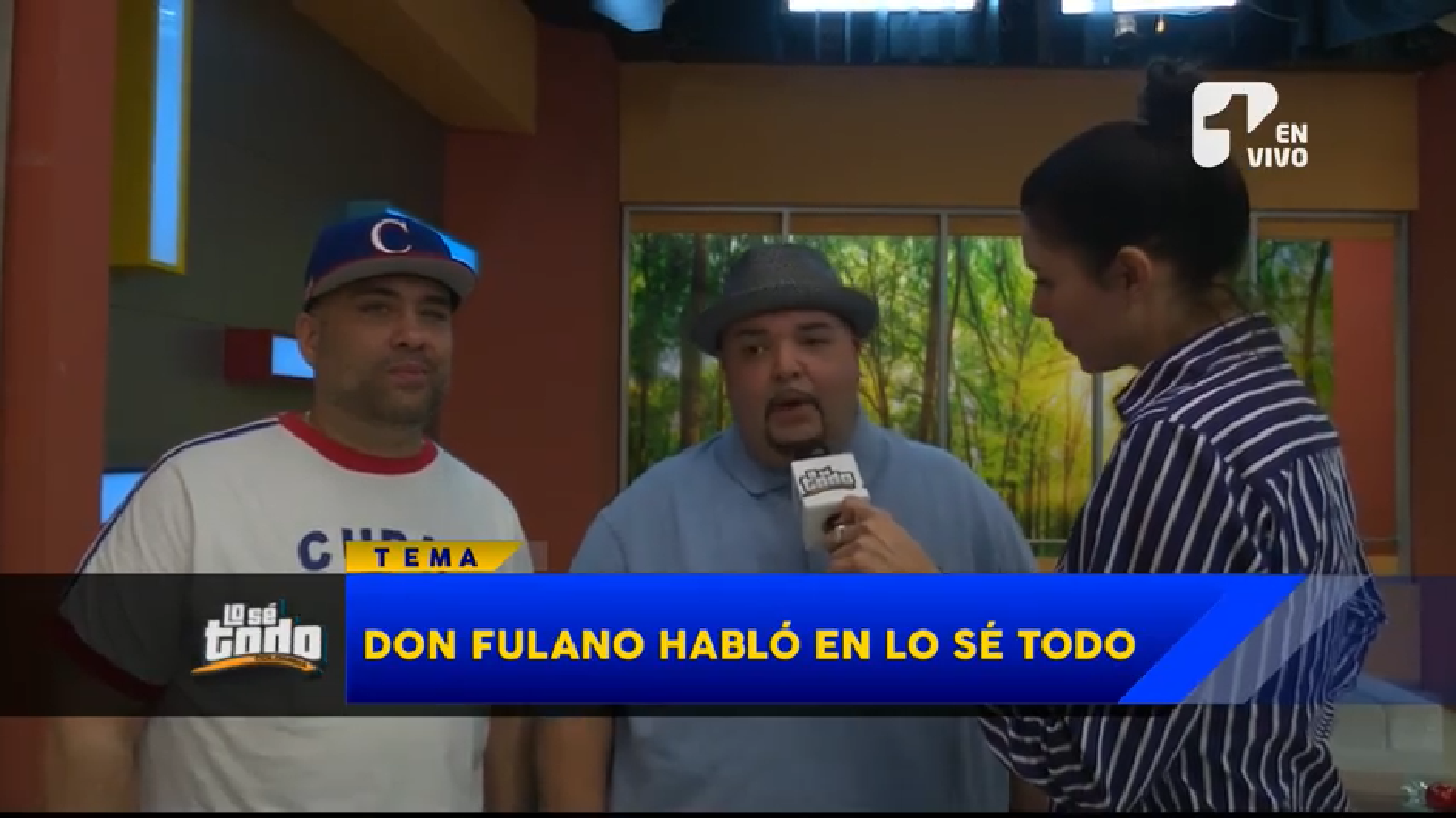Don fulano se iría a los golpes con la persona que lo suplantó