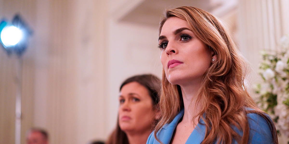 Hope Hicks, directora de Comunicaciones de la Casa Blanca, renunciará a su cargo