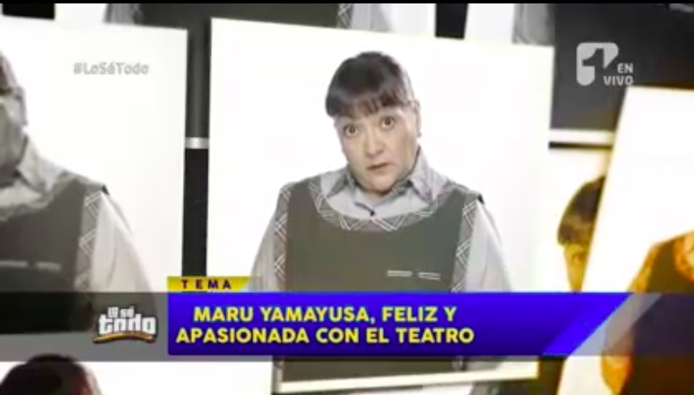 Luego de una cirugía, reapareció la actriz Maru Yamayusa