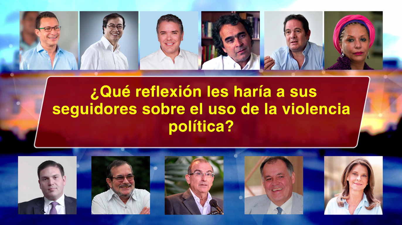Pregunta candidatos violencia