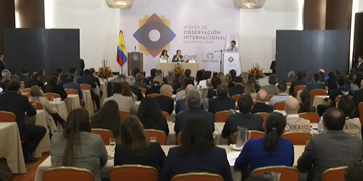 Se instala la Misión de Observación Electoral Internacional
