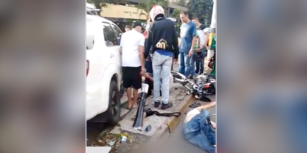Fleteros fueron atropellados por su víctima en Medellín