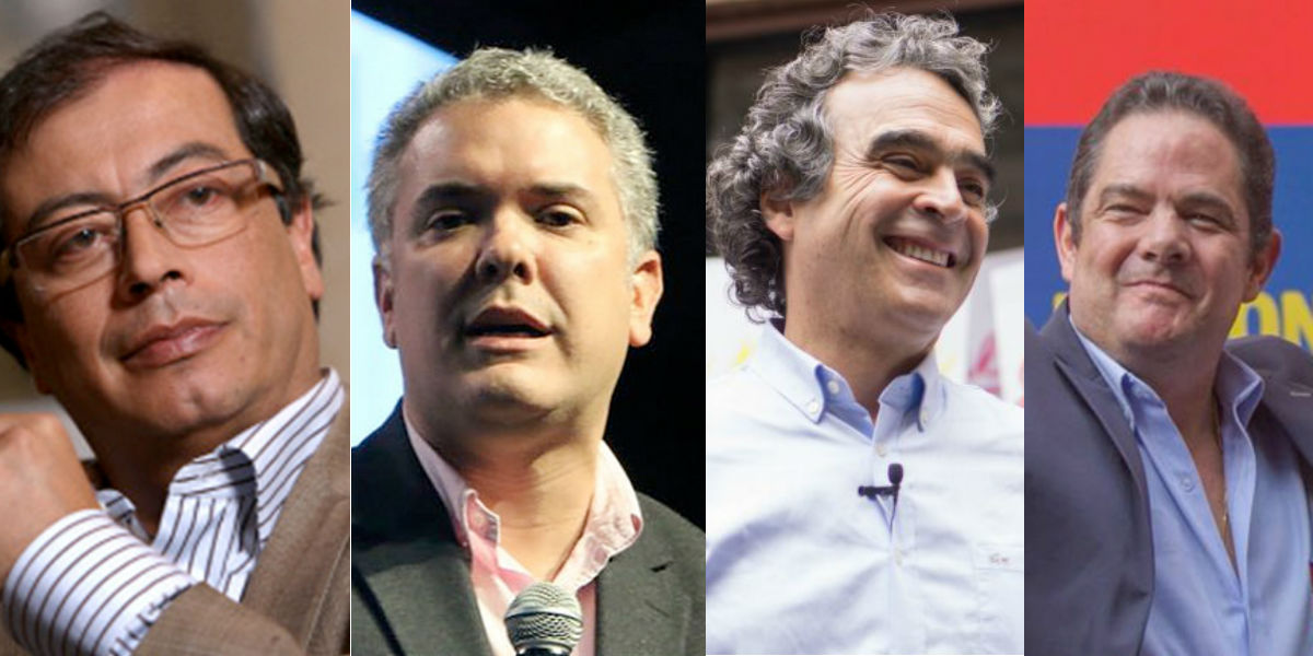 petro duque fajardo vargas lleras candidatos presidenciales encuesta universidades