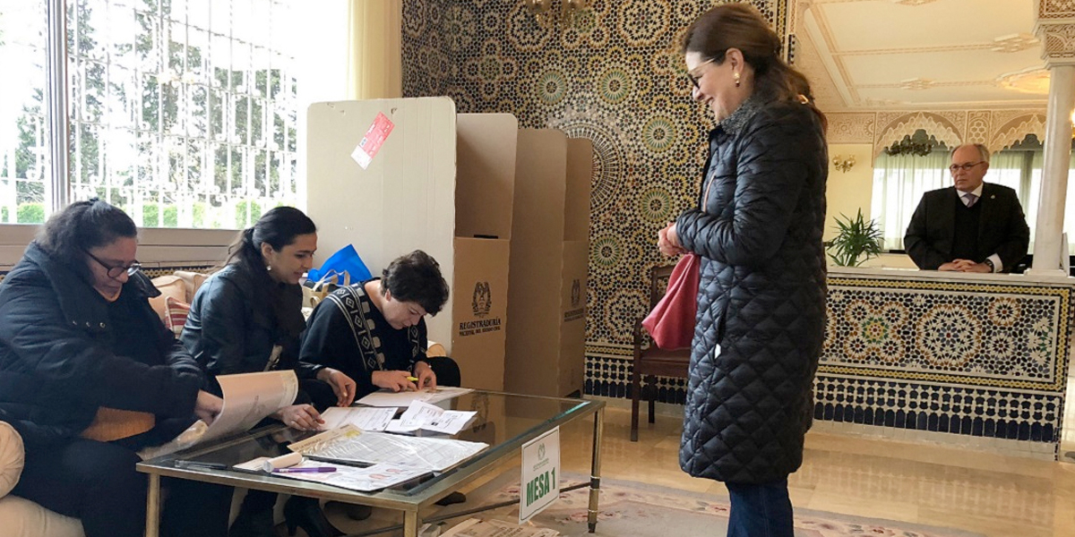 Abstención del voto en el exterior fue del 90 %