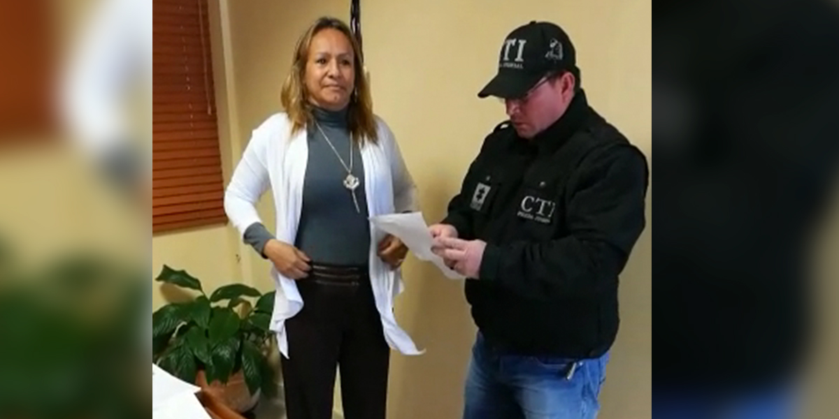 Capturada alcaldesa del municipio La Cumbre por el delito de concusión
