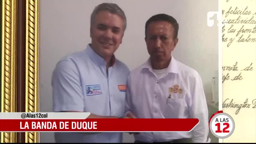 Duque mandó a hacer su banda presidencial antes de ser elegido como presidente