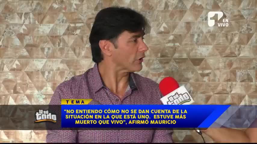 Mauro Urquijo habla de la difícil situación que vive actualmente