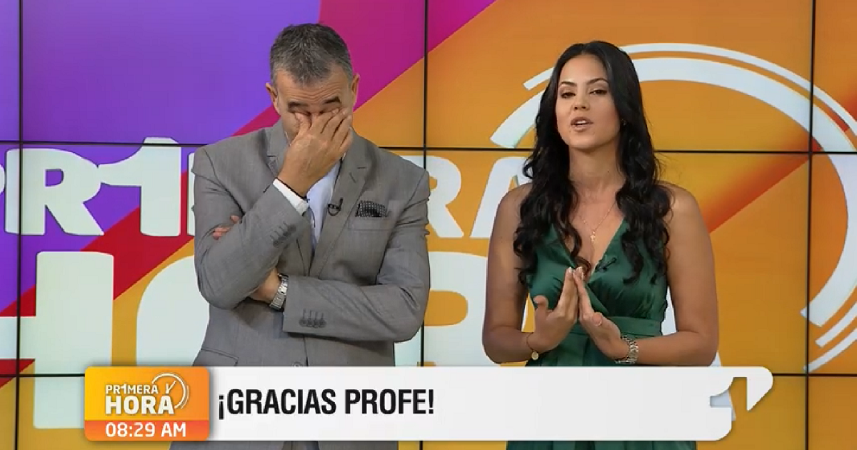 ¡Gracias, profe! Entre lágrimas, Adrián Magnoli se despidió de Primera Hora
