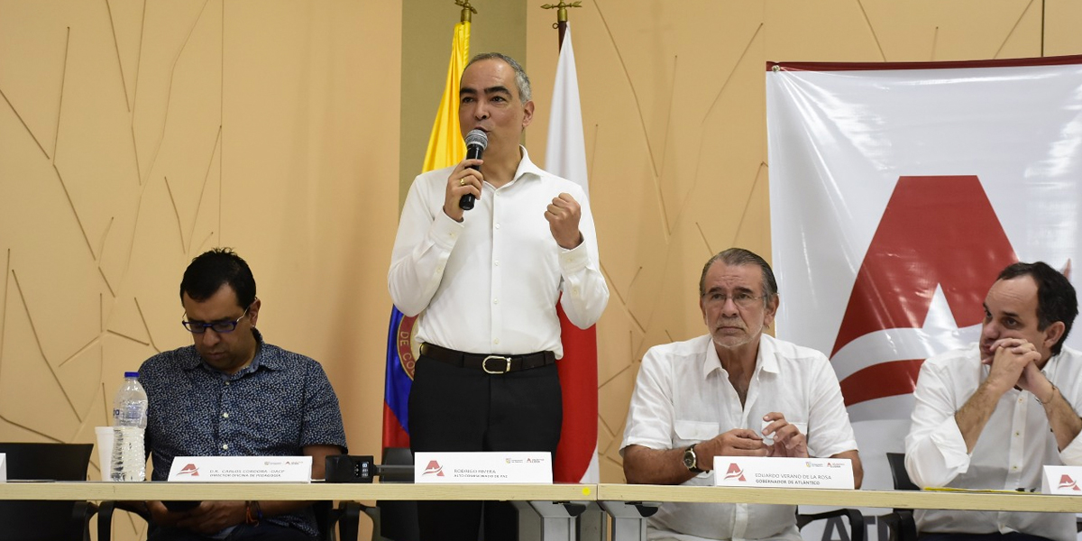 Alto Comisionado para la Paz pide a líderes amenazados atender