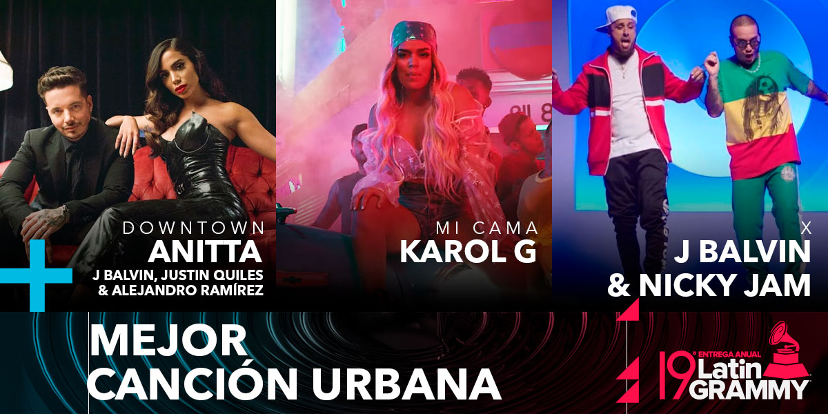 Estos son todos los nominados a Mejor Canción Urbana