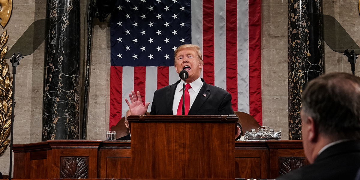 Las diez frases clave de Trump ante el Congreso de Estados Unidos
