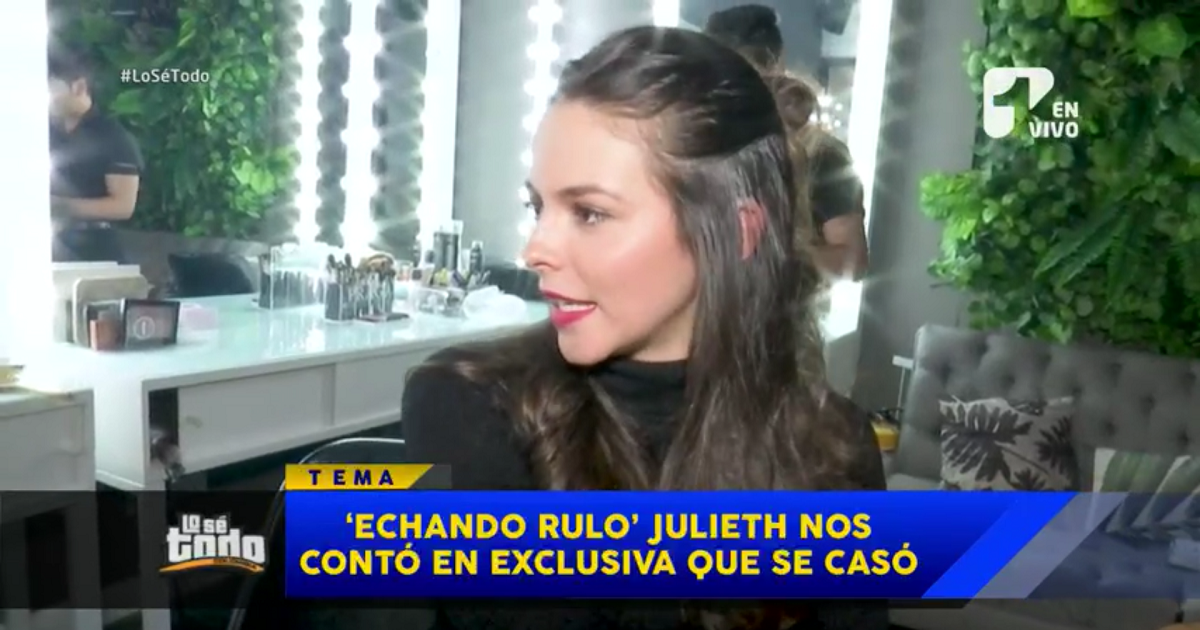 Julieth Restrepo se casó en secreto y contó los detalles en exclusiva a