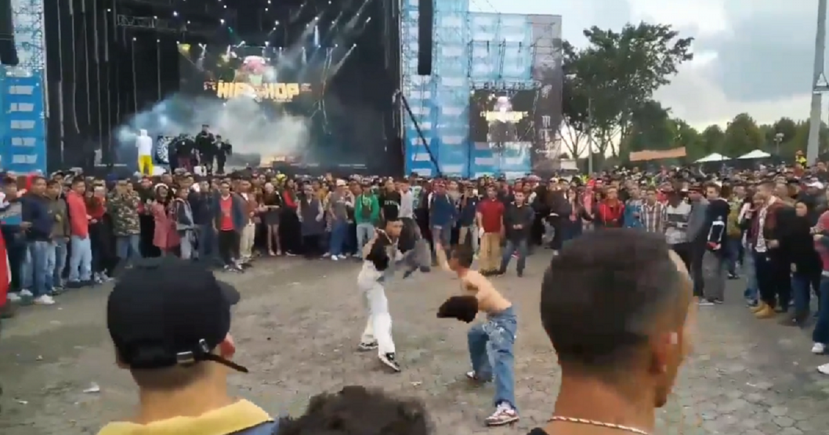 Videos: Entre peleas con cuchillos, robos y vandalismo terminó Hip Hop al Parque 2019