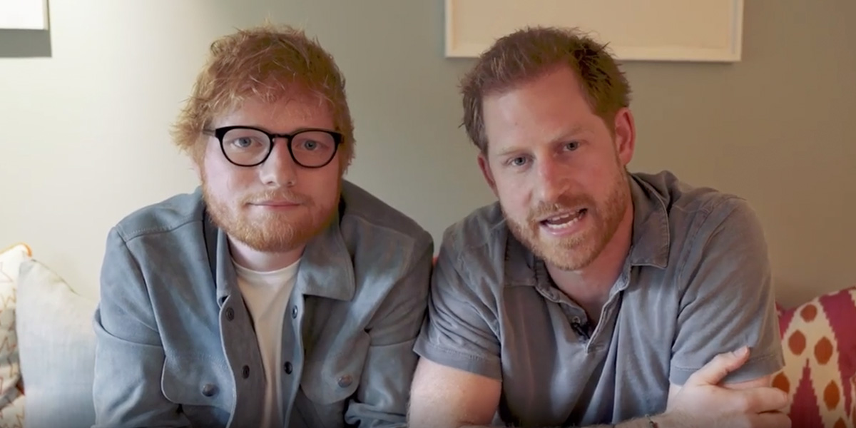El video del príncipe Enrique y Ed Sheeran para proteger de las burlas a los «pelirrojos» como ellos