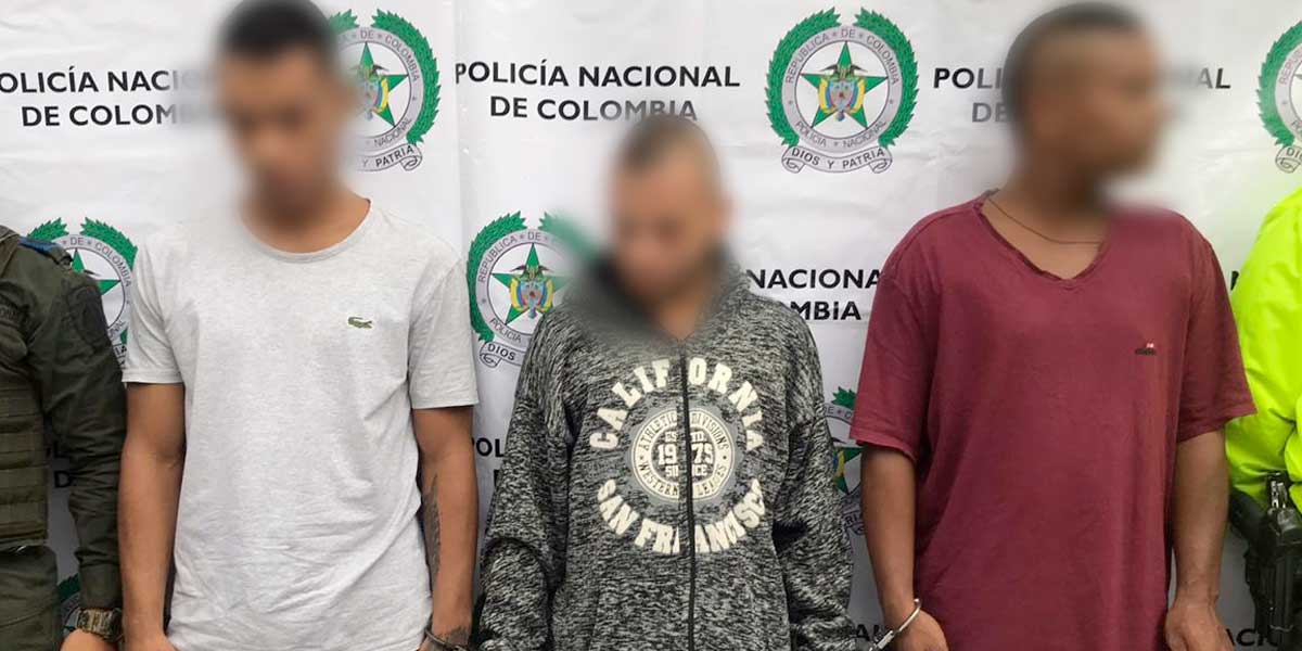 Tres capturas y dos menores conducidos por tráfico de estupefacientes en Antioquia