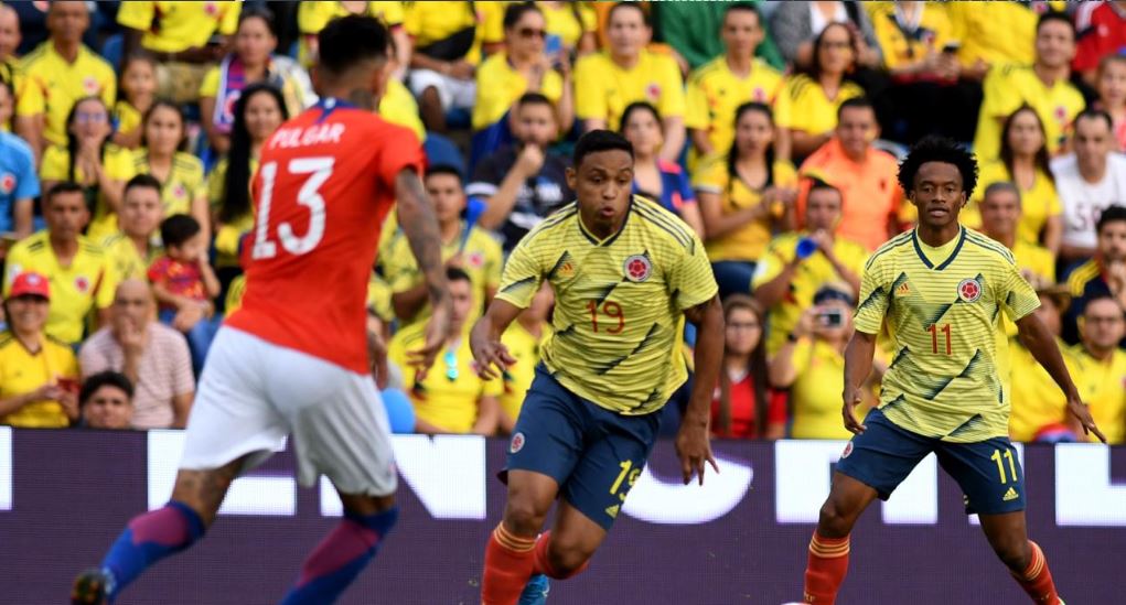 Colombia empató sin goles ante Chile; preocupación por la lesión de Duván Zapata