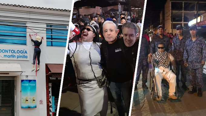 Los disfraces más aplaudidos y polémicos que se vieron en la noche de Halloween colombiana