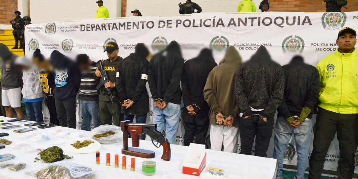 Desarticulan banda de narcotraficantes en Guarne, Antioquia - Canal 1