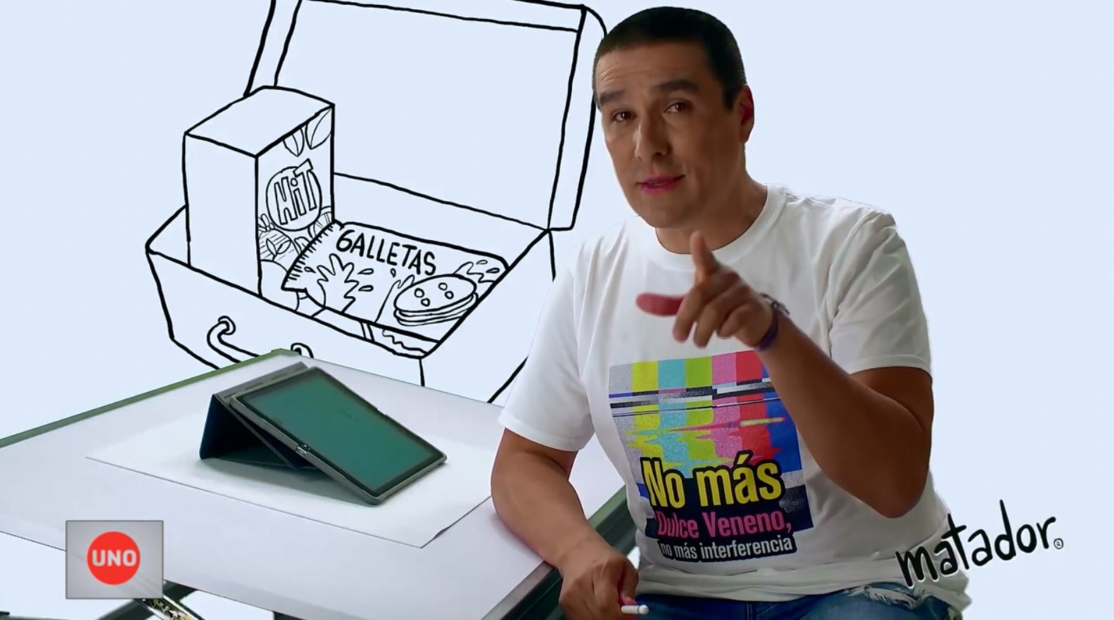 El llamado del caricaturista Matador a los padres de familia